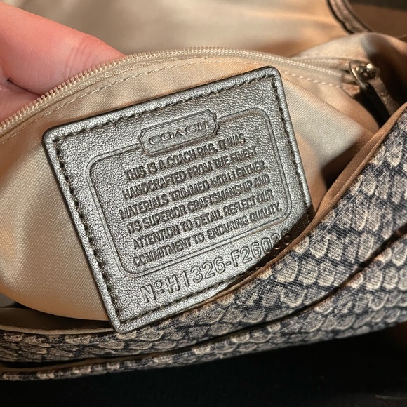 Coach Snakeprint Purse - Picture 6 of 8